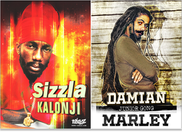 SIZZLA KALONJI /// DAMIAN JUNIOR GONG MARLEY